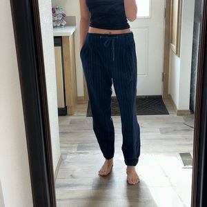 American Eagle Pin Stipe Jogger Pants